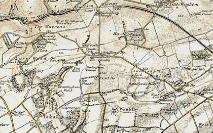 Old map of Braffords Hall in 1903-1908
