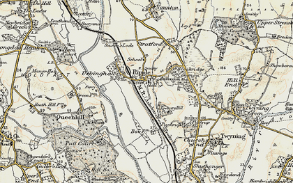 Old map of Ripple in 1899-1901