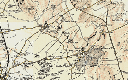 Old map of Risby in 1903