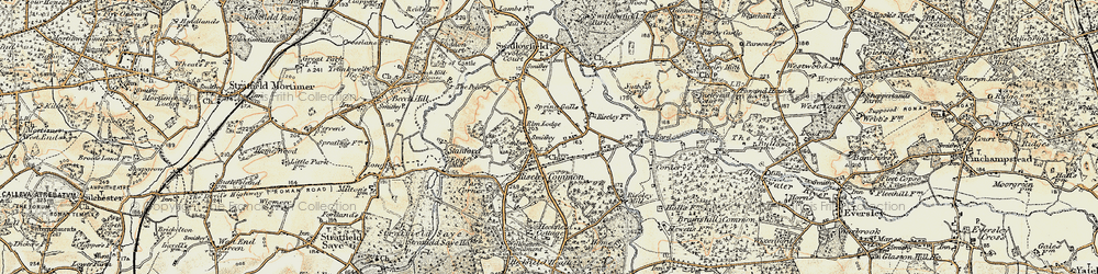 Old map of Riseley in 1897-1909