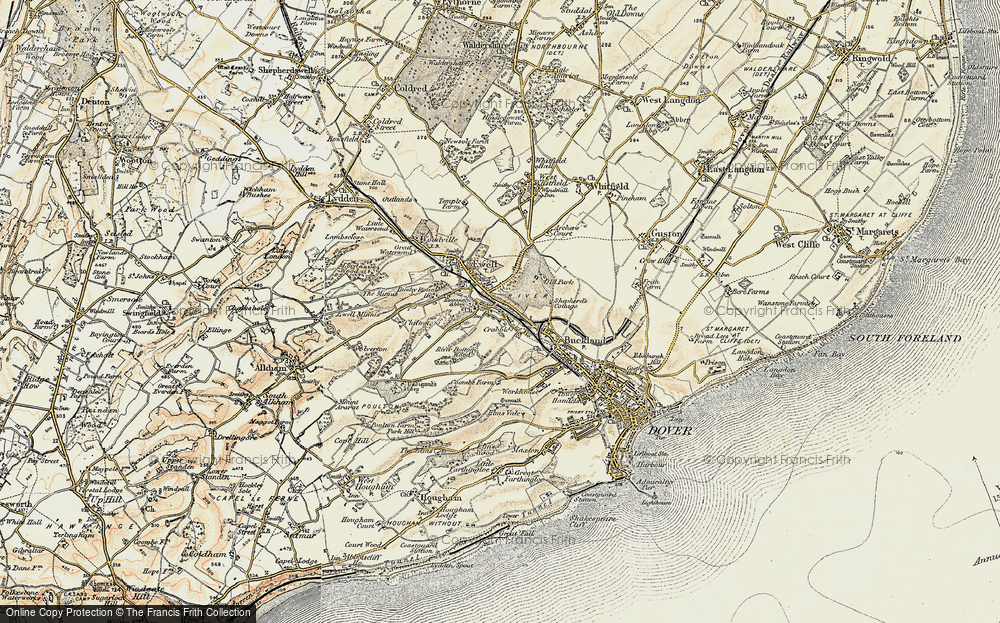 Old Map of River, 1898-1899 in 1898-1899