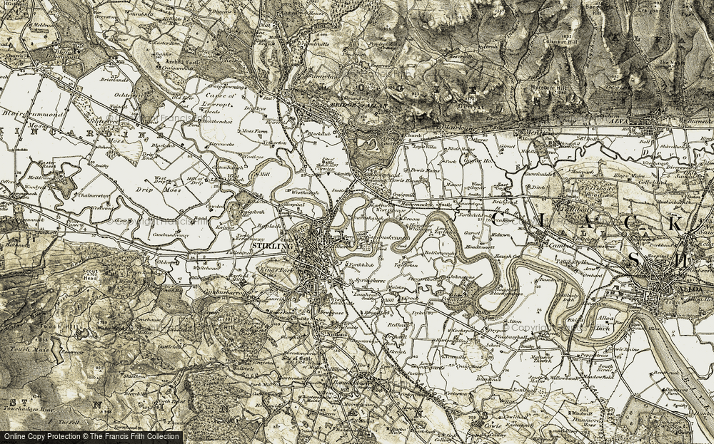 Old Map of Riverside, 1904-1907 in 1904-1907