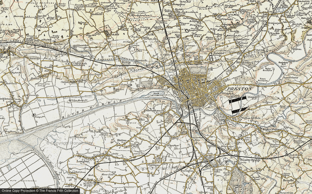 Old Map of Riverside Docklands, 1903 in 1903