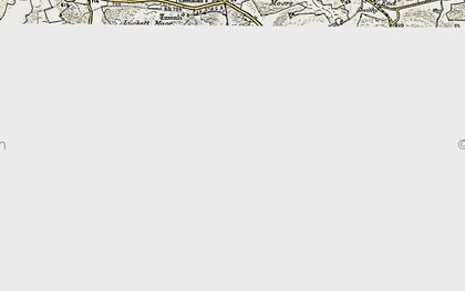 Old map of Bickham Moor in 1899-1900