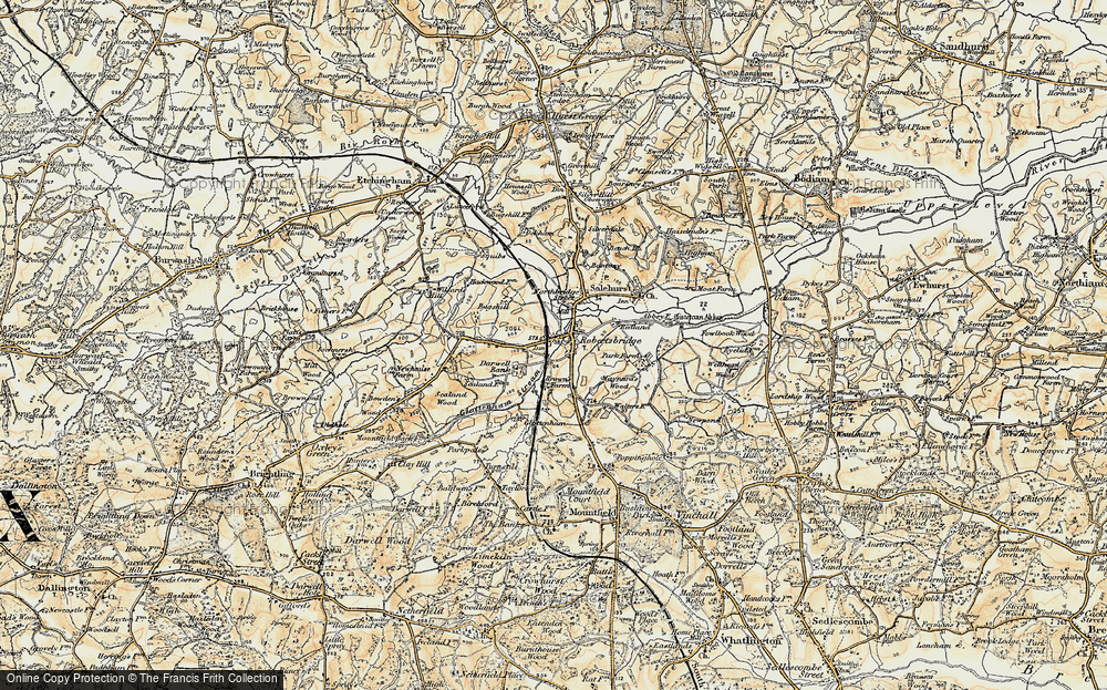 Old Map of Robertsbridge, 1898 in 1898