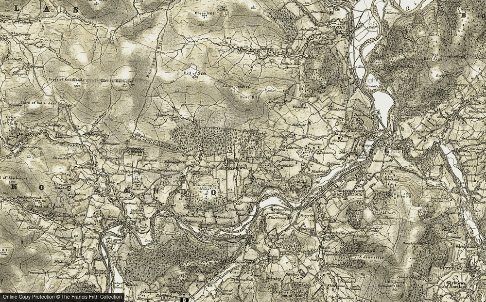 Old Map of Robertstown, 1908-1911 in 1908-1911