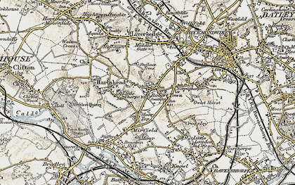 Old map of Roberttown in 1903