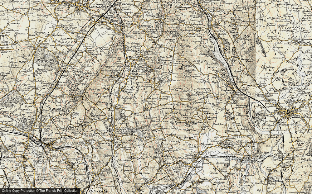 Old Map of Robin Hill, 1902-1903 in 1902-1903