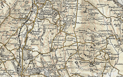 Old map of Robin Hill in 1902-1903