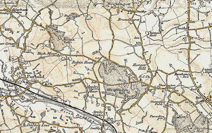 Old map of Robin Hood in 1903
