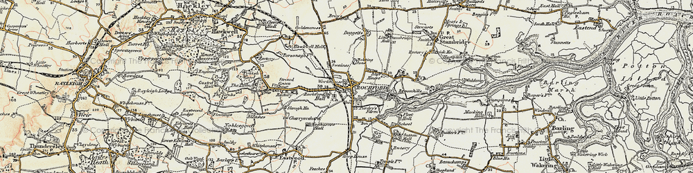 Old map of Rochford in 1898