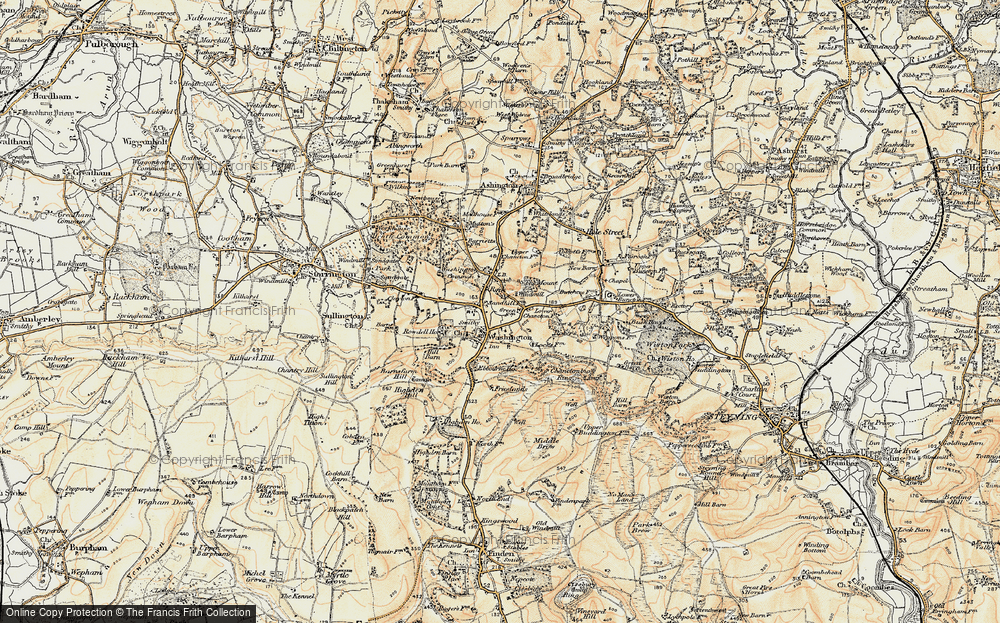 Old Map of Rock, 1898 in 1898