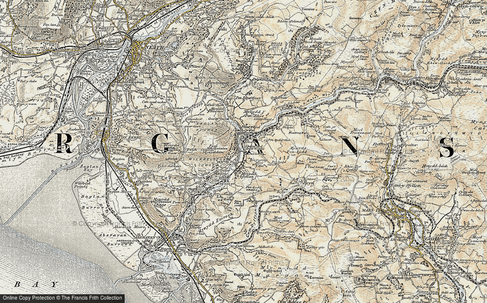 Old Map of Rock, 1900-1901 in 1900-1901