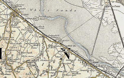 Old map of Rockcliffe in 1902-1903