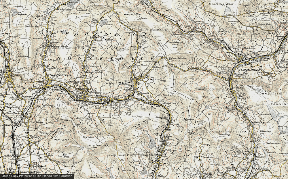 Old Map of Rockcliffe, 1903 in 1903