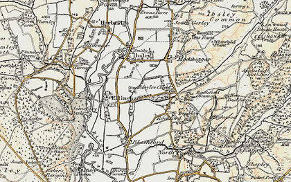 Old map of Rockford in 1897-1909