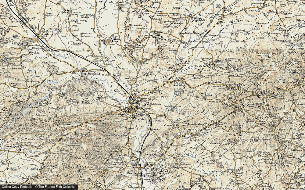 Old Map of Rockgreen, 1901-1902 in 1901-1902