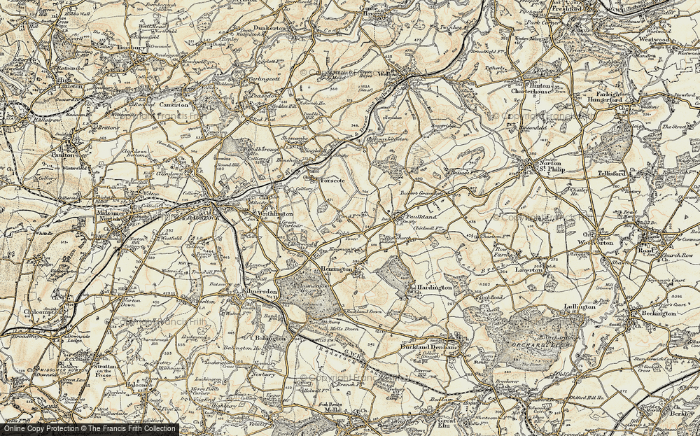 Old Map of Rockley Ford, 1898-1899 in 1898-1899
