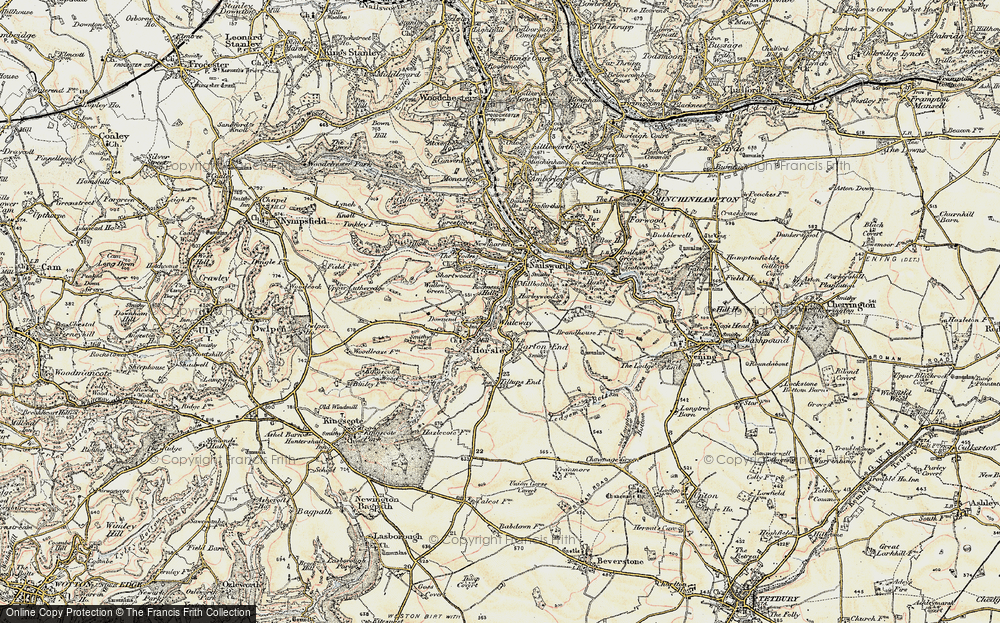 Old Map of Rockness, 1898-1900 in 1898-1900