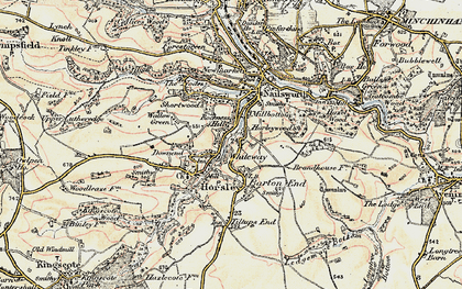 Old map of Rockness in 1898-1900