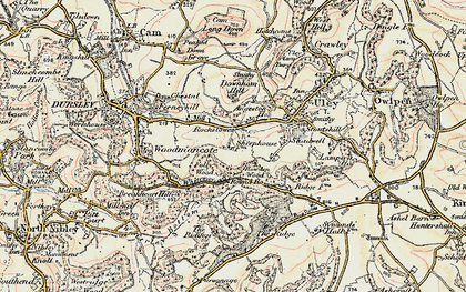 Old map of Rockstowes in 1898-1900