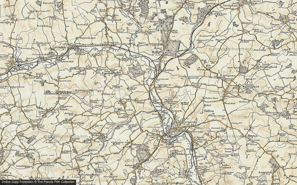 Old Map of Rodbridge Corner, 1898-1901 in 1898-1901