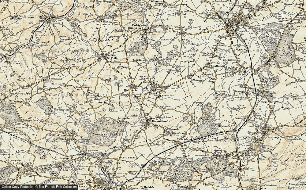 Old Map of Rode, 1898-1899 in 1898-1899