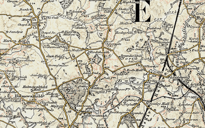 Old map of Rodeheath in 1902-1903