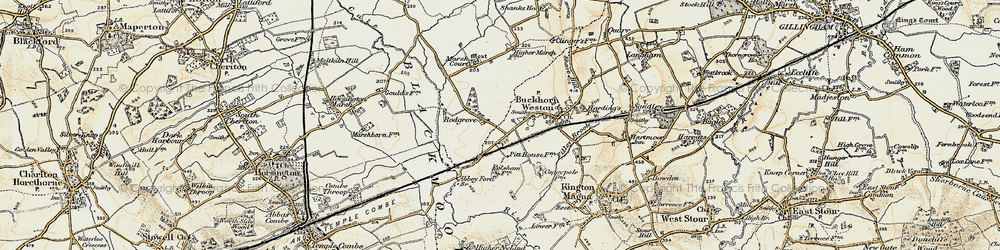 Old map of Rodgrove in 1897-1909