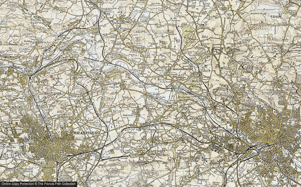 Old Map of Rodley, 1903-1904 in 1903-1904