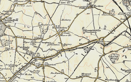 Old map of Rodmarton in 1898-1899