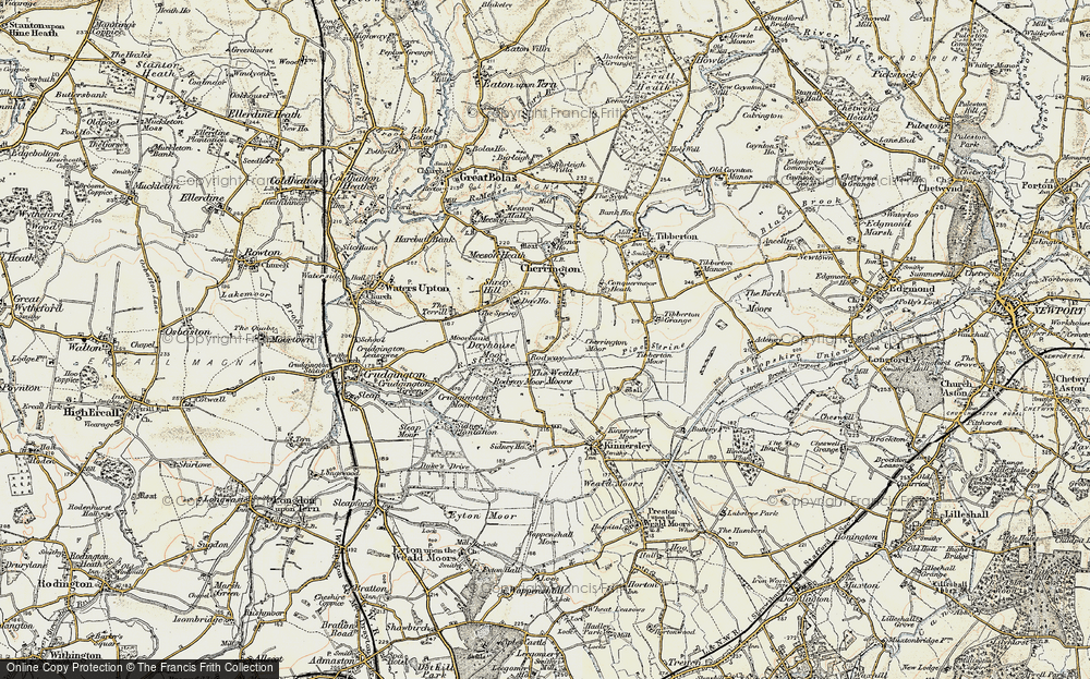 Old Map of Rodway, 1902 in 1902
