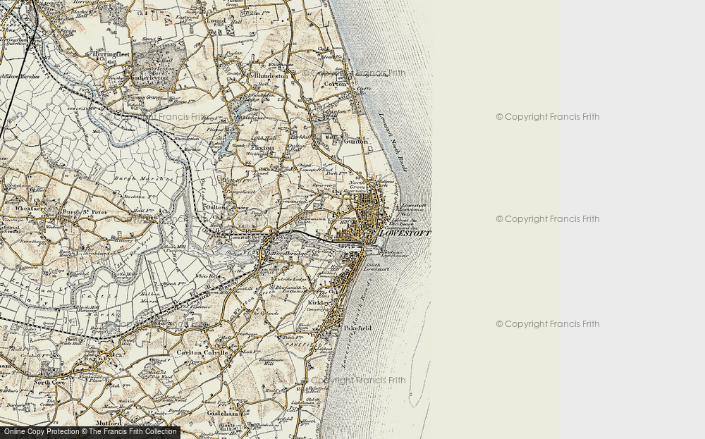 Old Map of Roman Hill, 1901-1902 in 1901-1902