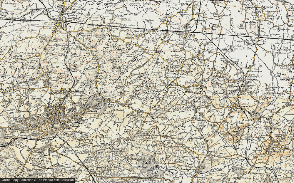 Old Map of Romford, 1897-1898 in 1897-1898