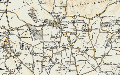 Old map of Rook Street in 1897-1899