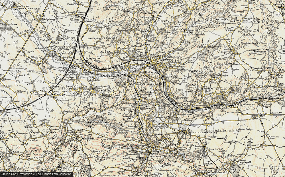 Old Map of Rooksmoor, 1898-1900 in 1898-1900