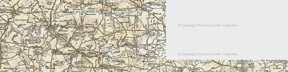 Old map of Bigbrook in 1899-1900
