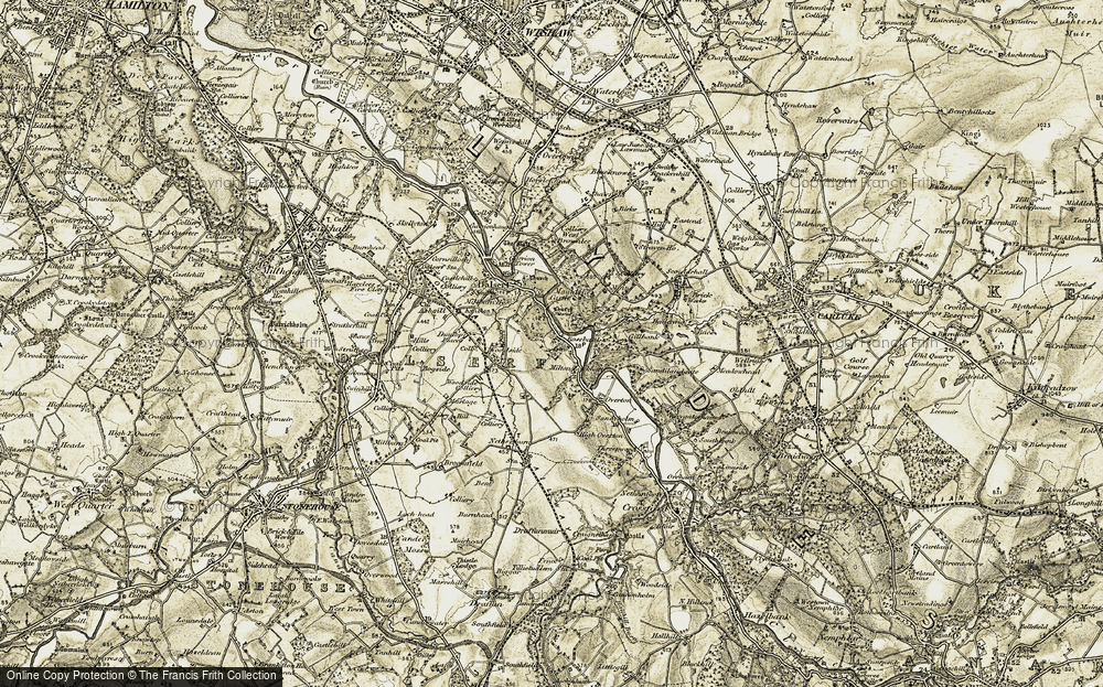Old Map of Rosebank, 1904-1905 in 1904-1905