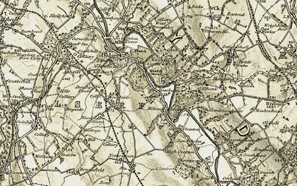 Old map of Rosebank in 1904-1905