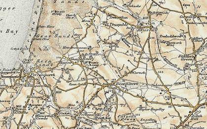Old map of Rosehill in 1900