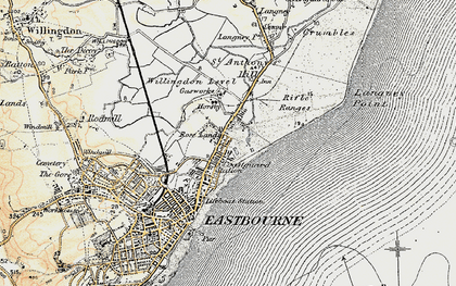 Old map of Roselands in 1898