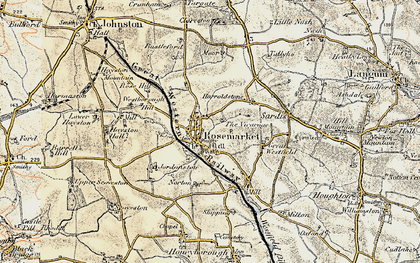 Old map of Rosemarket in 1901-1912