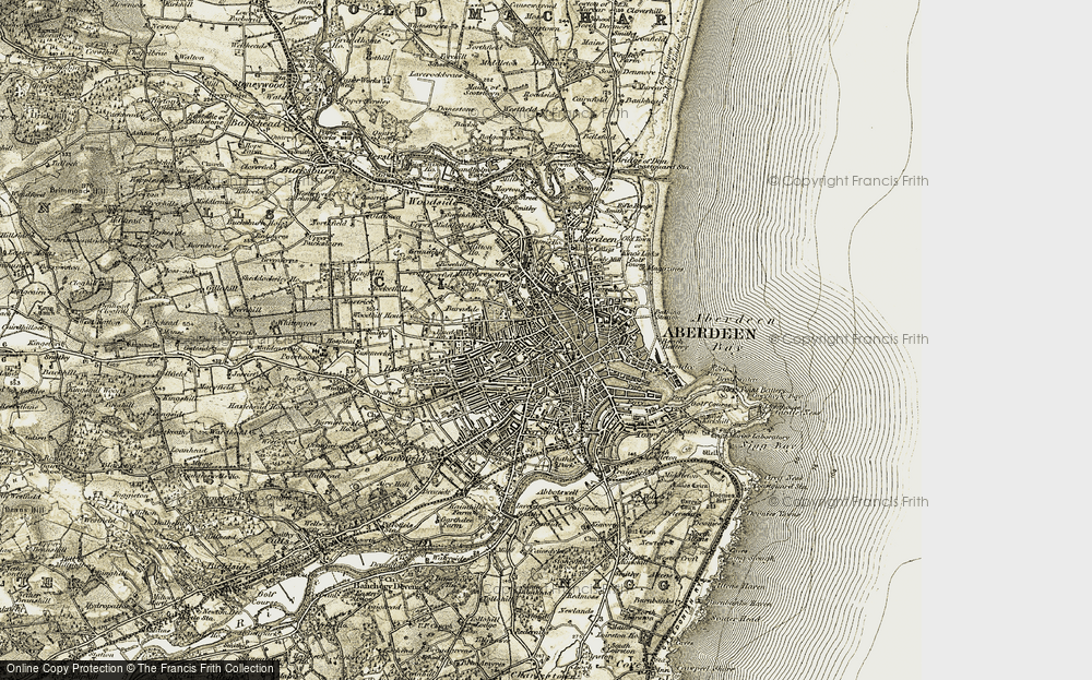 Old Map of Rosemount, 1909 in 1909