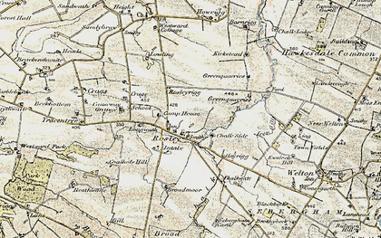 Old map of Rosley in 1901-1904