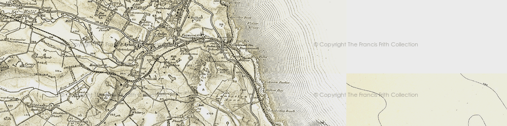 Old map of Ross in 1901-1903