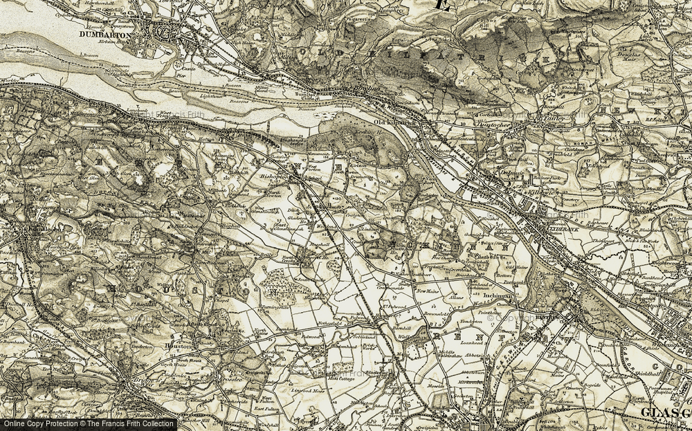 Old Map of Historic Map covering Barrangary in 1905-1906