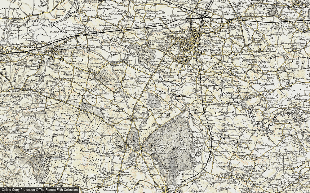 Old Map of Rostherne Mere, 1902-1903 in 1902-1903