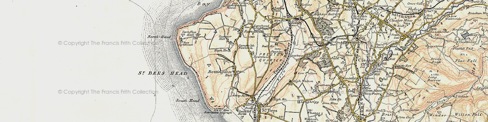 Old map of Tomlin in 1903-1904