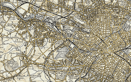 Old map of Rotton Park in 1902