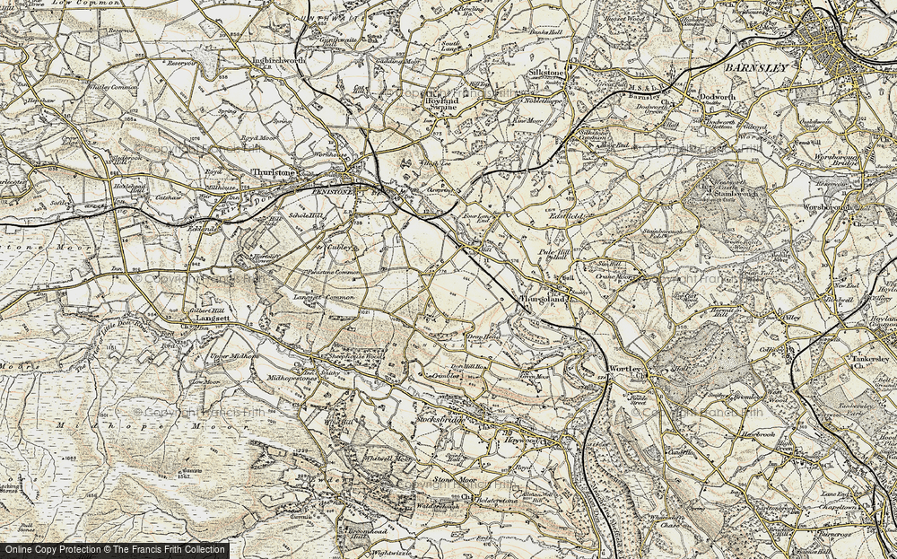 Old Map of Roughbirchworth, 1903 in 1903